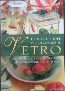 Kniha dekorace skla, italsky