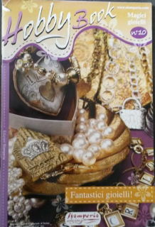 Hobby book šperky -kniha italsky mírně poškozený obal