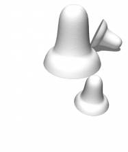 Zvonek polystyren 60mm 1ks
