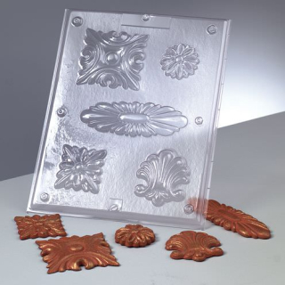 Forma na odlévání  Ornament 4-12cm; 5 dílů