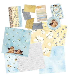 Scrapbook sada 32,5x33cm anděl