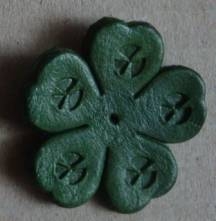 Knoflík 4x4cm , přírodní hověz.hlazenic