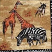 Ubrousek 33x33cm safari