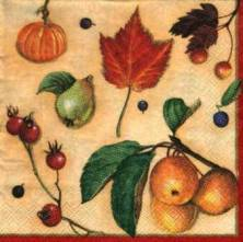 Ubrousek 33x33cm listy