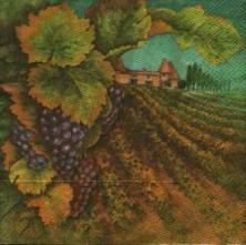 Ubrousek 33x33cm vinice