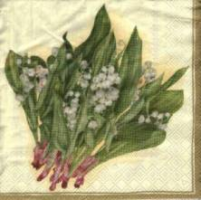 Ubrousek 33x33cm konvalinky