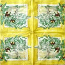 Ubrousek 33x33cm olivy