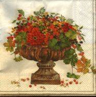 Ubrousek 33x33cm váza