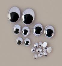 Oči ovál 10x8mm 1ks