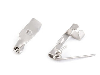 Brožový můstek 5x15mm stříbrný