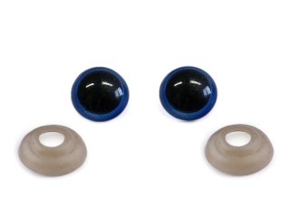 Bezpečnostní oči o12mm modrá 1ks