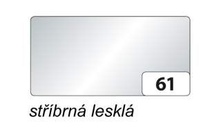 Fotokarton A4 stříbrný (lesklý) 300g/m2 1list