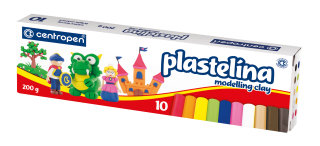 Plastelína modelína 200g 10ks CENTROPEN