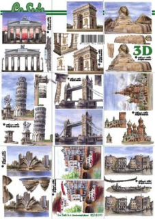 3D vystřihovánky A4 metropole