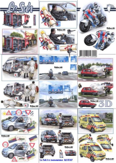 3D vystřihovánky A4 motorismus