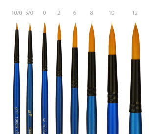 Štětec kulatý syntetický vel.2