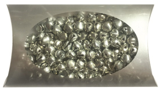 Rolničky 7mm cca48g stříbrné